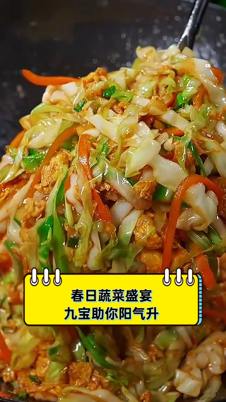 春日蔬菜盛宴,九宝助你阳气升