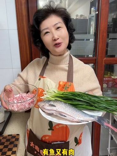 鲫鱼塞肉 家常菜