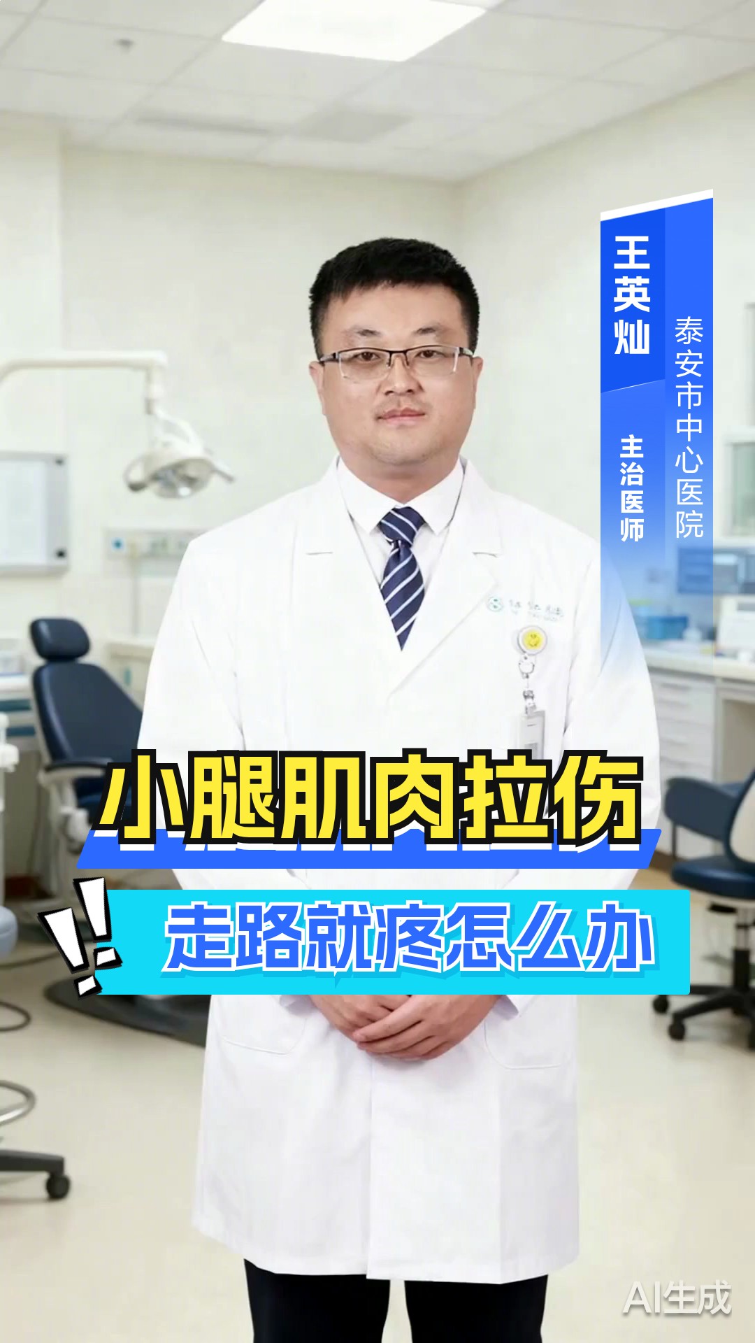 小腿肌肉拉伤走路就疼怎么办