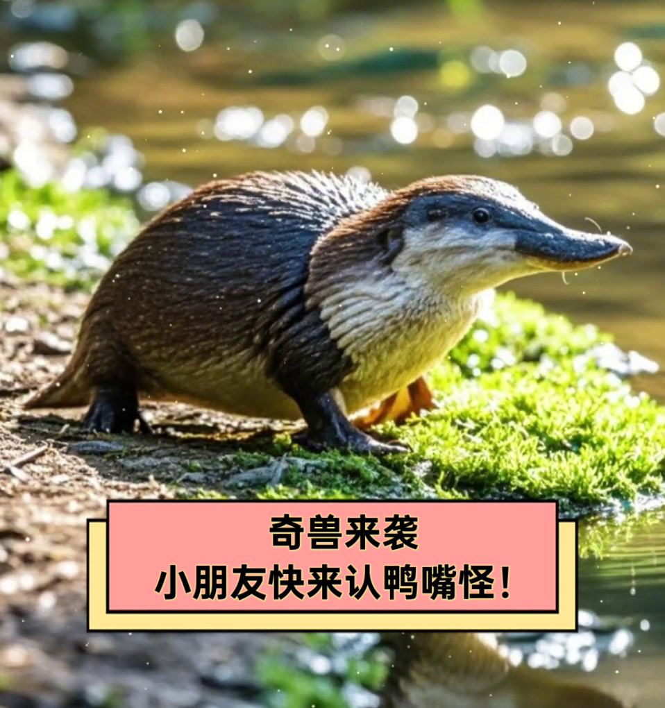 奇兽来袭,小朋友快来认鸭嘴怪!