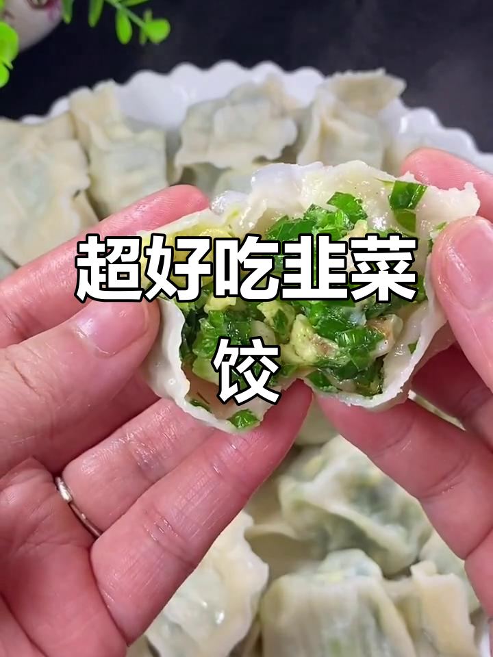 韭菜鸡蛋虾仁饺子,鲜美不腥,孩子们最爱!