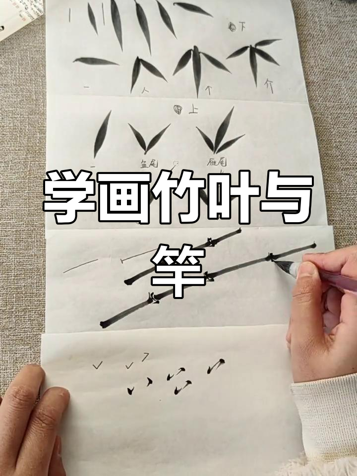 竹子画法全攻略,轻松掌握写意技巧