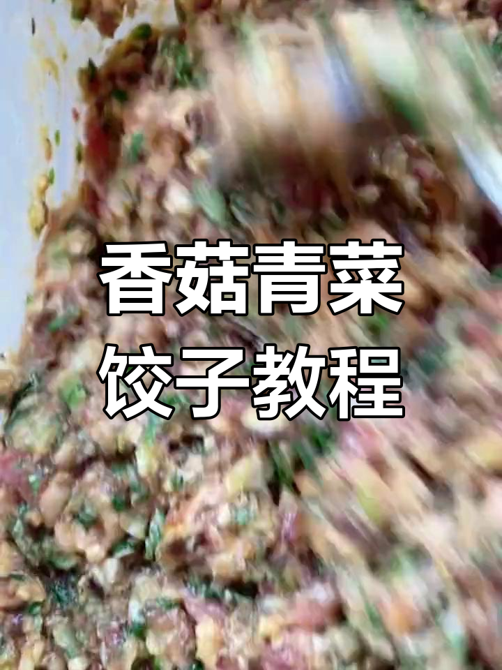 香菇青菜鲜肉水饺,三种做法任你选
