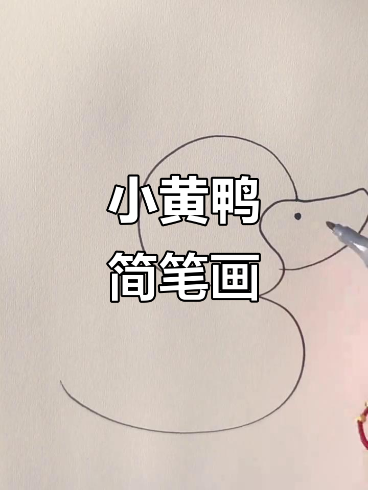 轻松学会画小黄鸭,简单又有趣!