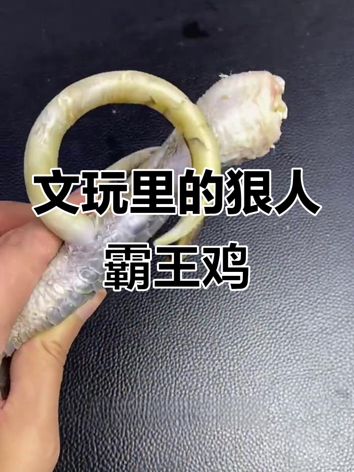 鸡爪子也能玩文玩，霸王鸡的独特魅力