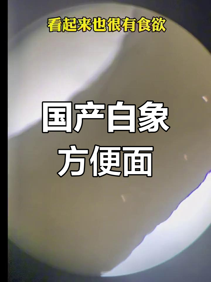 白象方便面:国货新选择