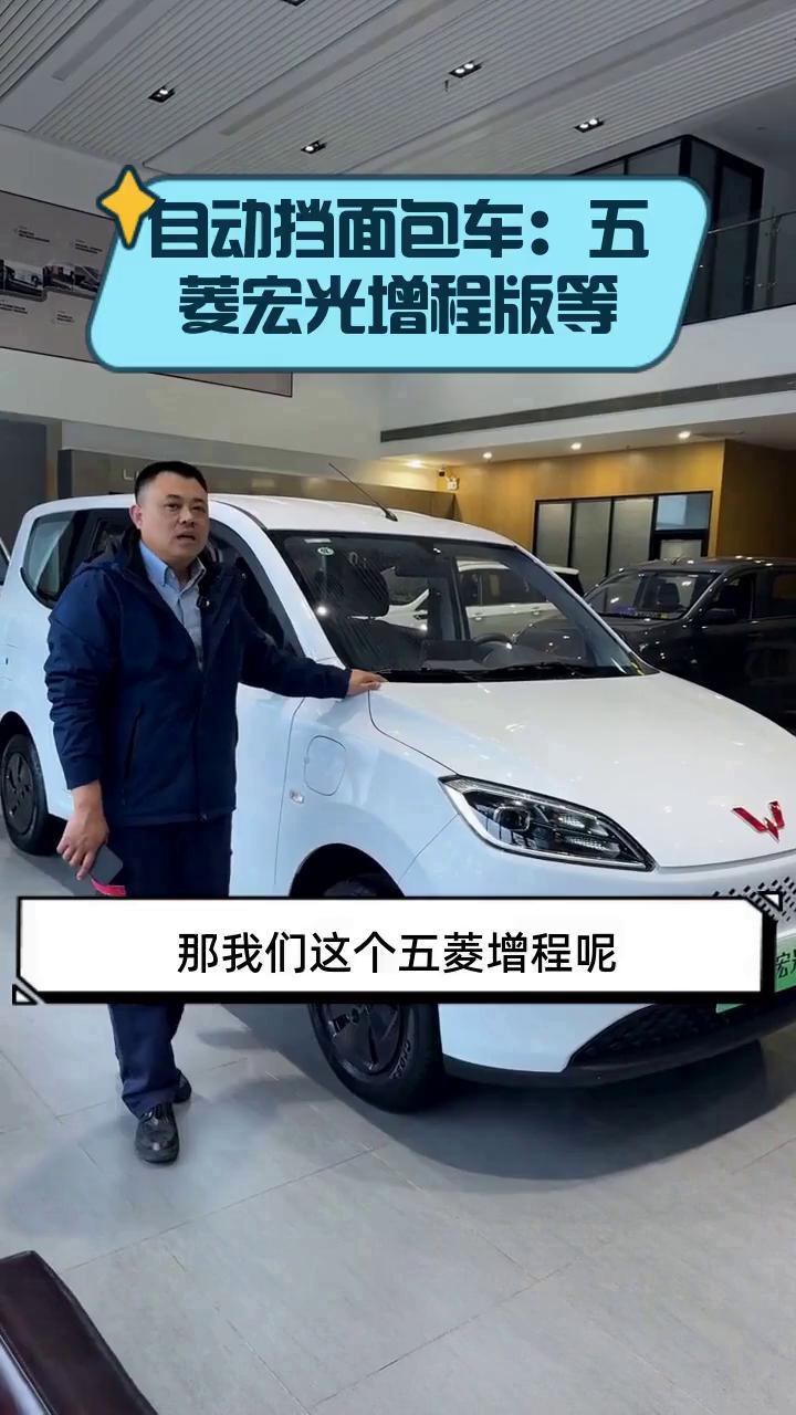 自动挡面包车:五菱宏光增程版等