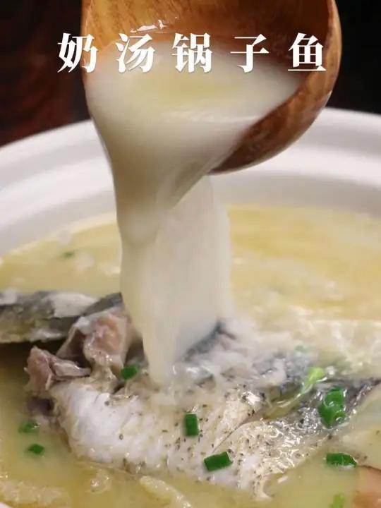 鲜香浓郁的奶汤锅子鱼 真材实料才能做出好味道 鲫鱼汤 鲫鱼汤这样做汤白 长安花菜籽油