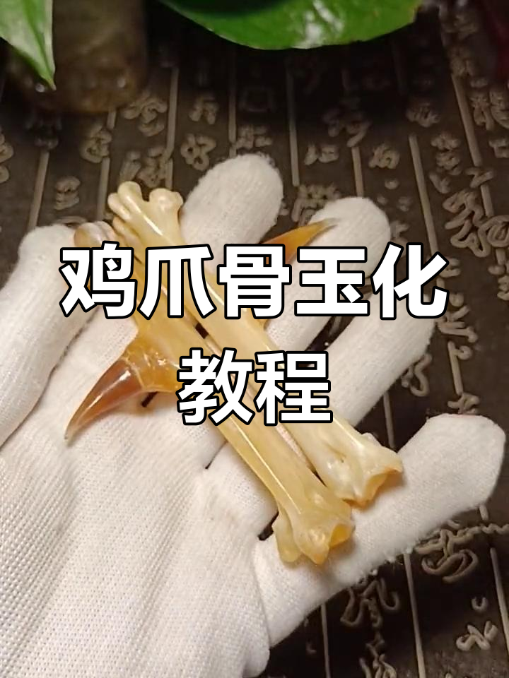 文玩鸡爪骨快速盘包浆技巧