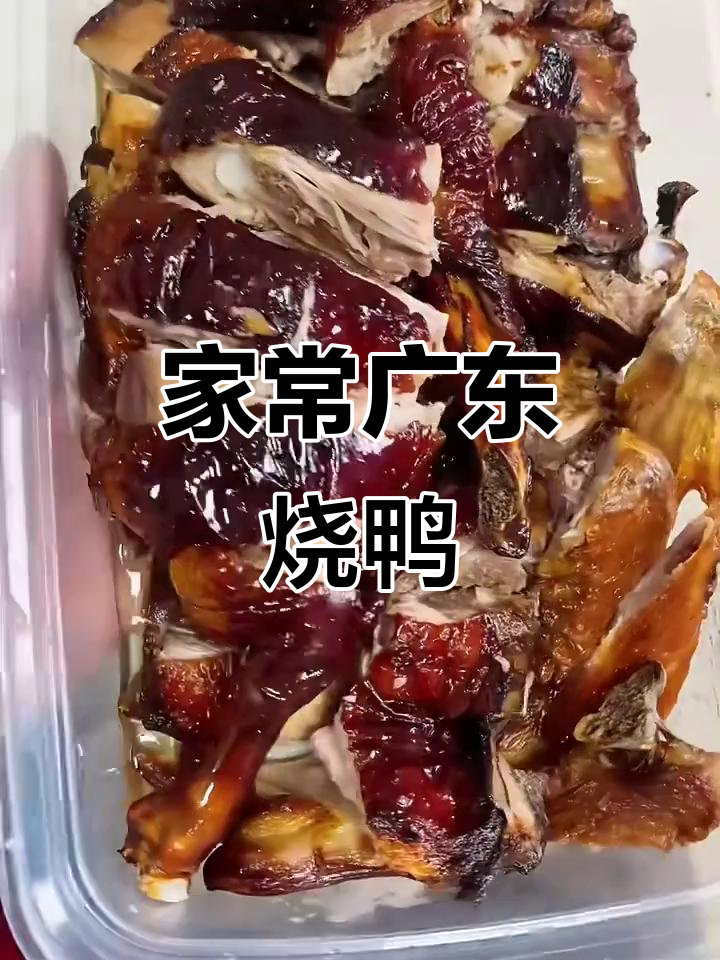 家庭版广东烧鸭,皮脆肉嫩,烤出迷人香气