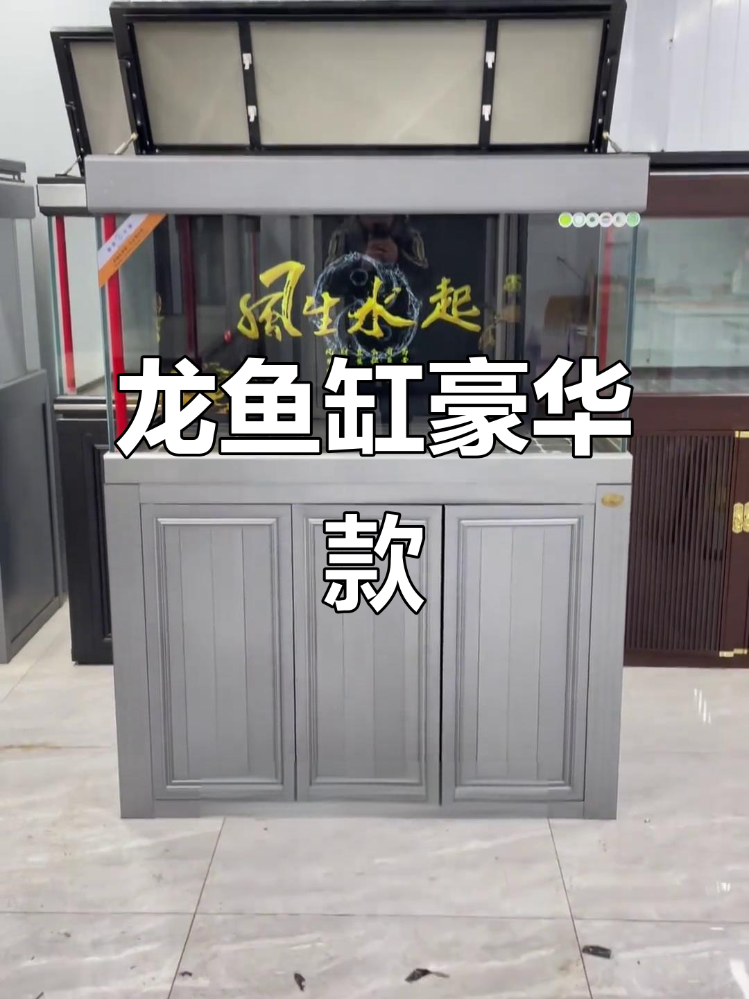 1.2米龙鱼缸，豪华设计，适合客厅展示