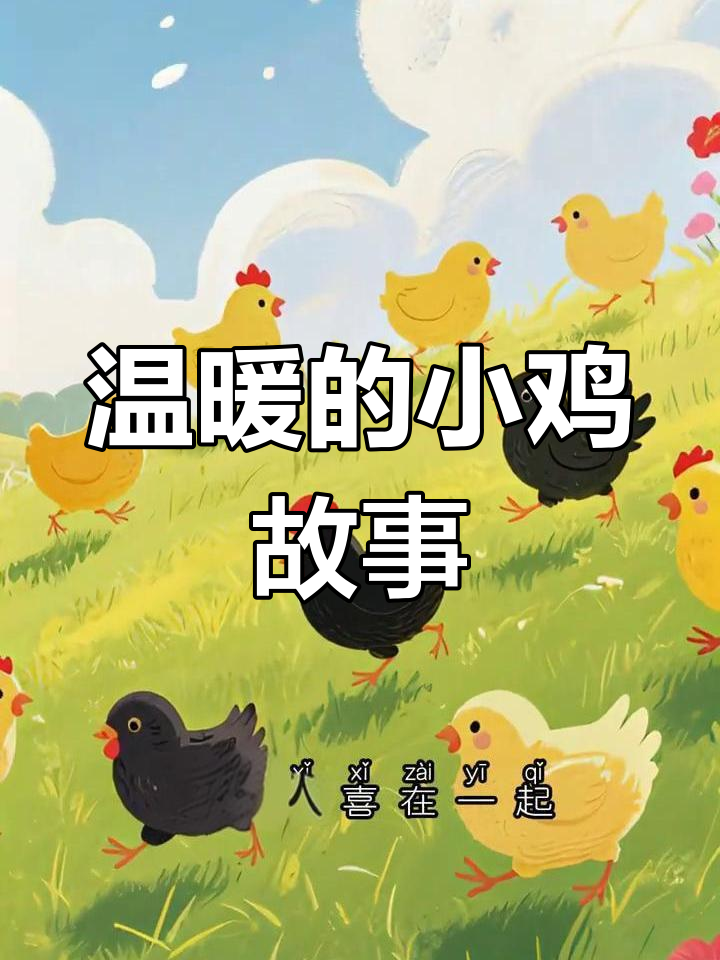 小黄鸡与小黑鸡,温馨共读时光
