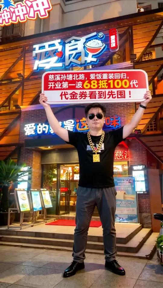 慈溪孙塘北路,爱饭重装回归,开业第一波68抵100代金券 慈溪同城爱饭爱饭湘菜馆地方特色美
