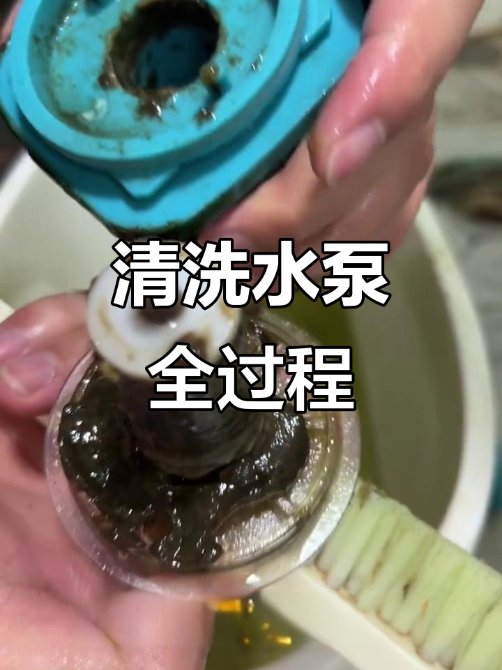 水泵清洗大揭秘,污垢竟然这么多!