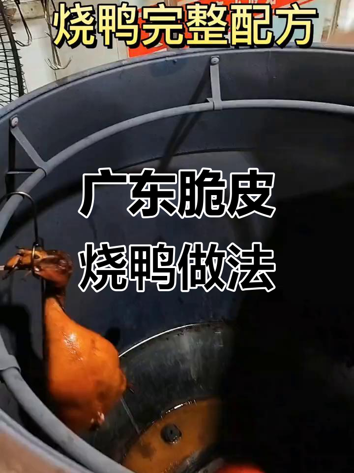 广东脆皮烧鸭秘制配方大揭秘,轻松做出完美口感