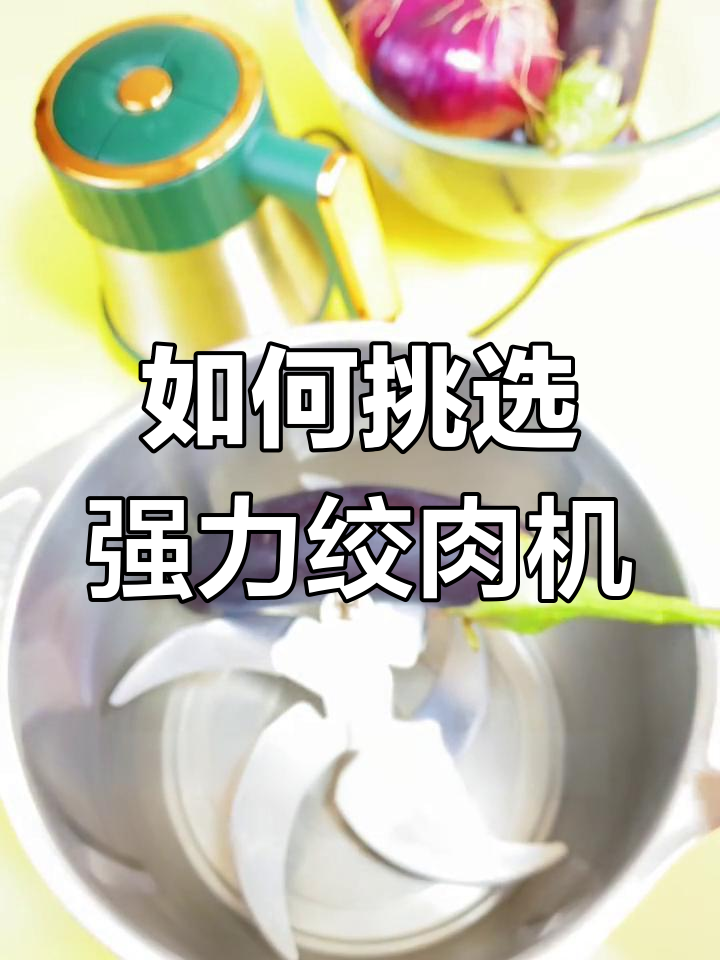 绞肉机选购指南:电机、刀片材质全解析