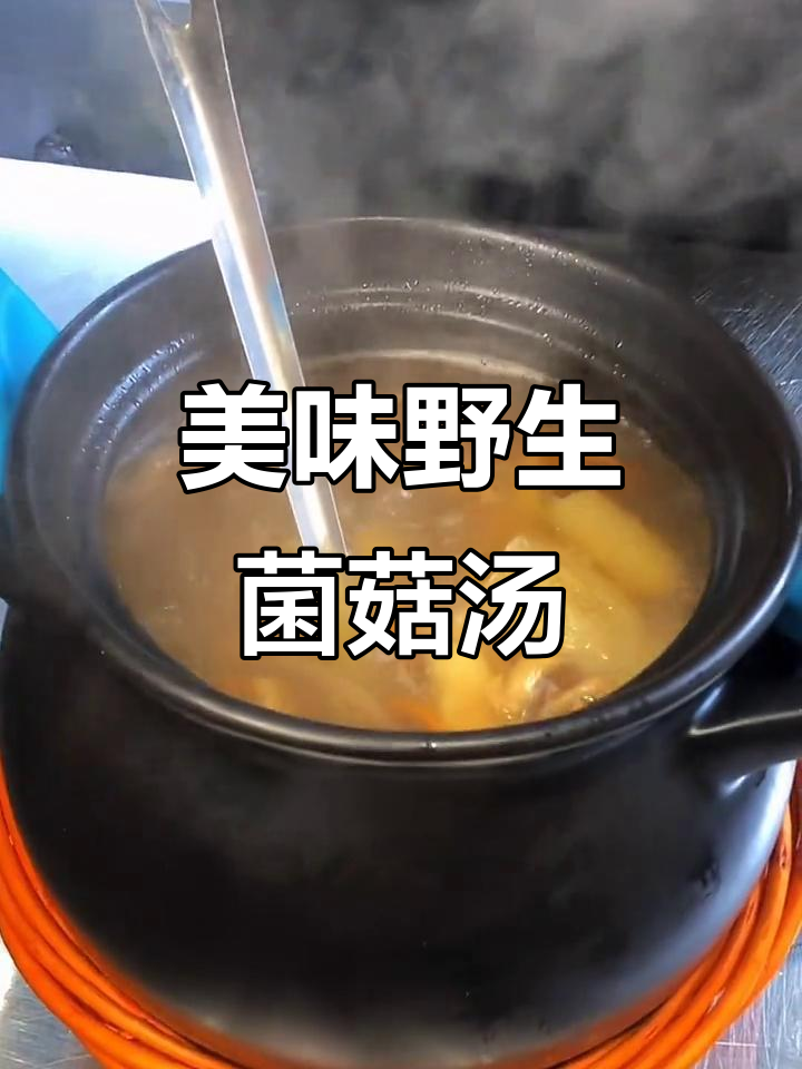 野生菌菇汤,鲜香甘甜,炖出满满营养