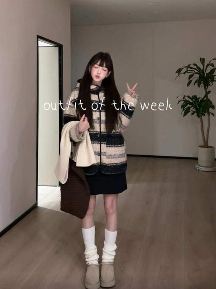 6套秋冬暖系穿搭，时尚又保暖
