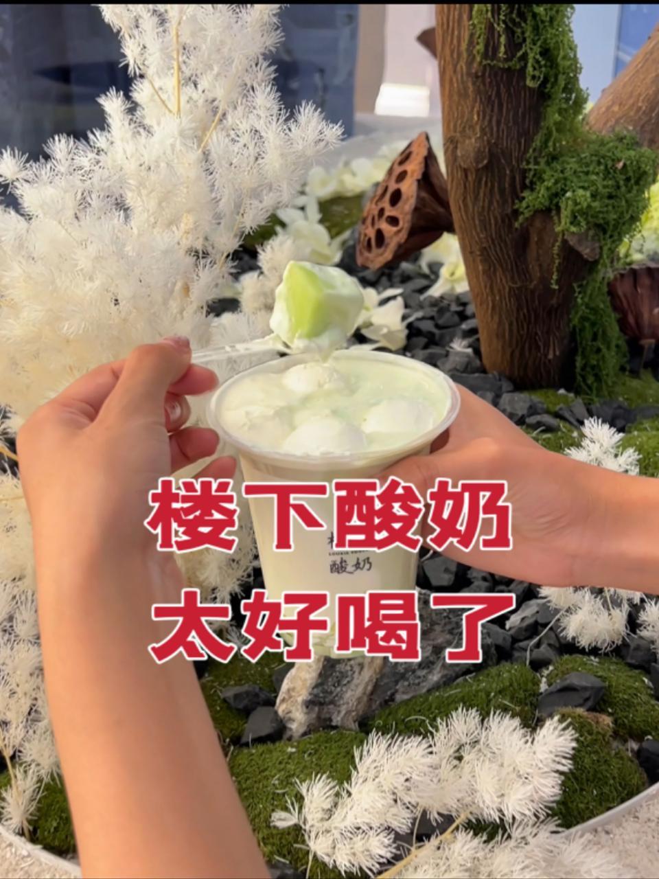 楼下可以给我倒一辈子酸奶吗!酸奶 楼下酸奶 济南美食 抹茶