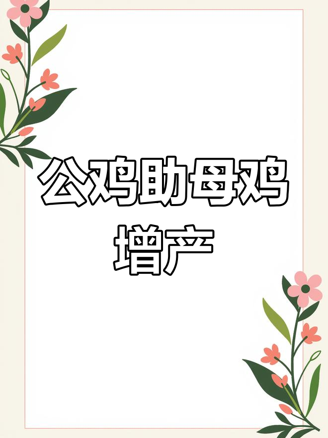公鸡如何提高母鸡产蛋率?养殖小技巧大公开