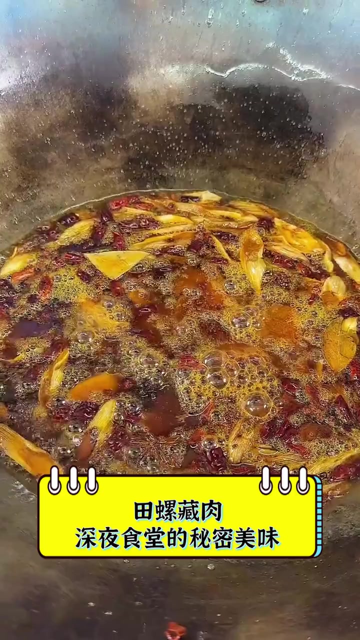田螺藏肉,深夜食堂的秘密美味