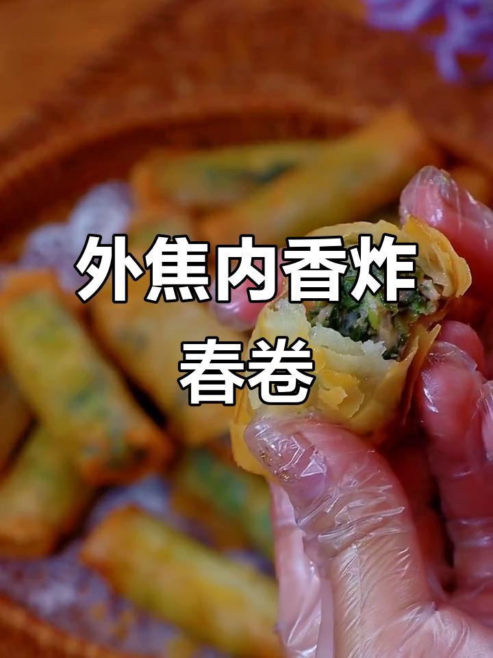 轻松复刻炸春卷,外酥里嫩,孩子最爱!