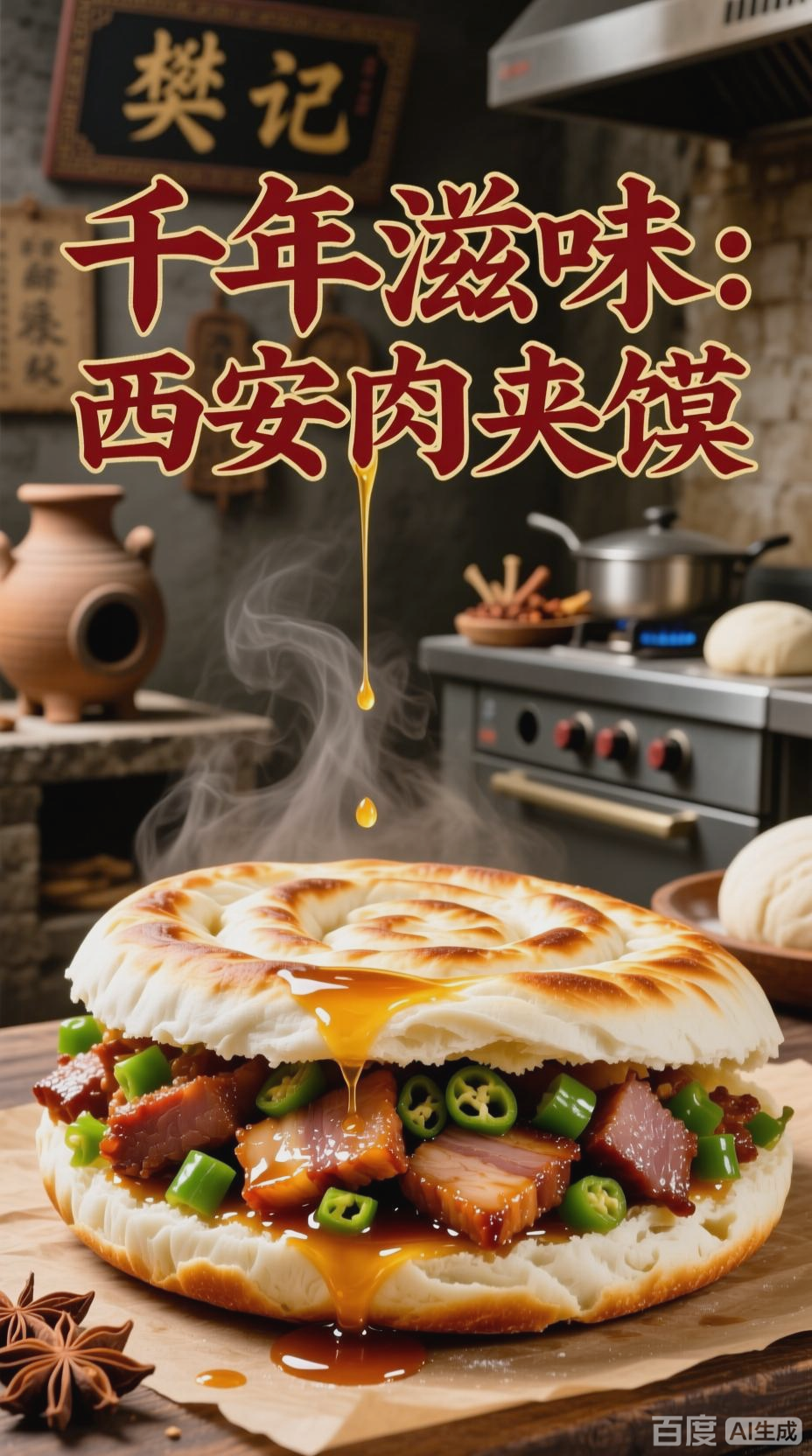 西安肉夹馍：历史与美味的交融