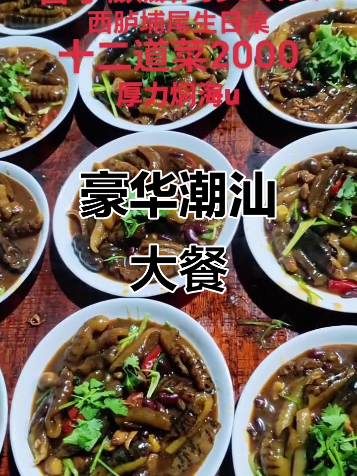 潮汕盛宴,顶级海鲜与精致菜肴尽显奢华