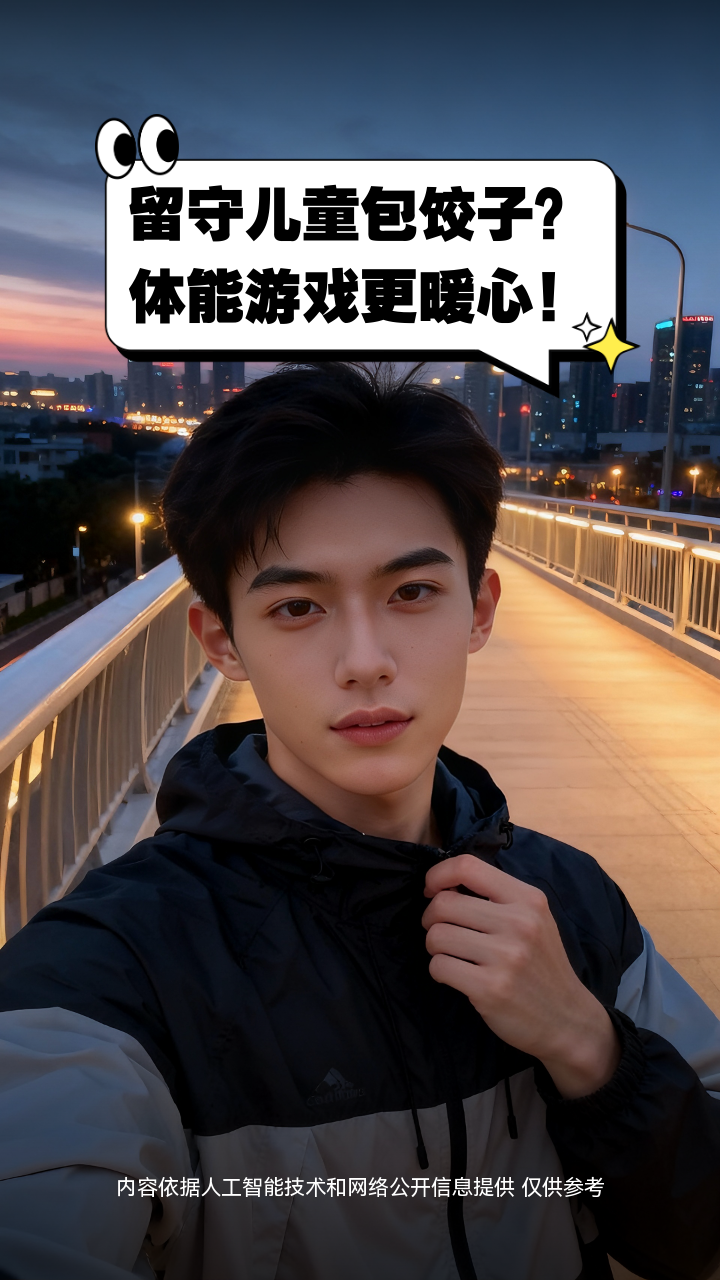 留守儿童包饺子?体能游戏更暖心!