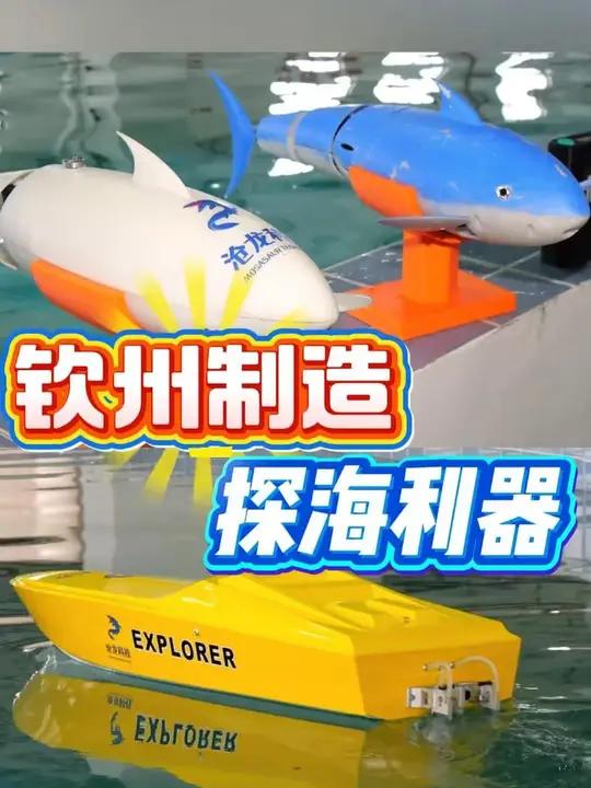 钦州造“仿生机器鱼”亮相!产自广西唯一一个海洋智慧装备创新生产基地,机器鱼游姿与真鱼几乎无