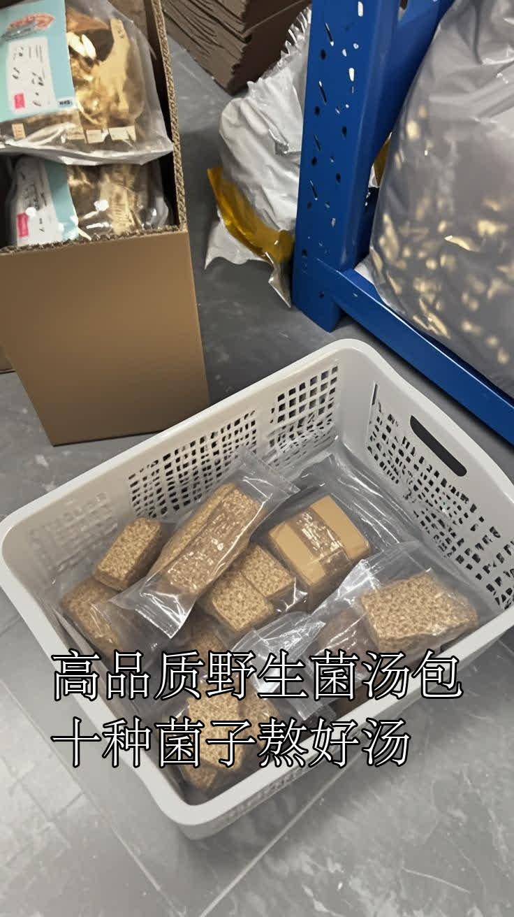 高品质野生菌汤包,十种菌子熬好汤