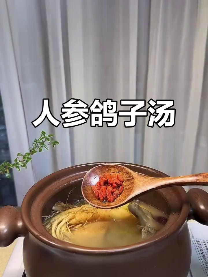 冬季养生必备,人参鸽子汤温暖全身,提升睡眠质量!