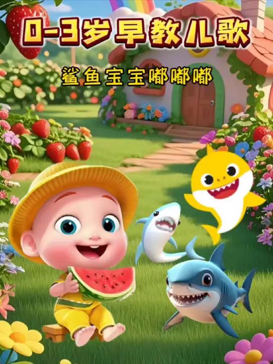 早教儿歌:鲨鱼宝宝都嘟嘟