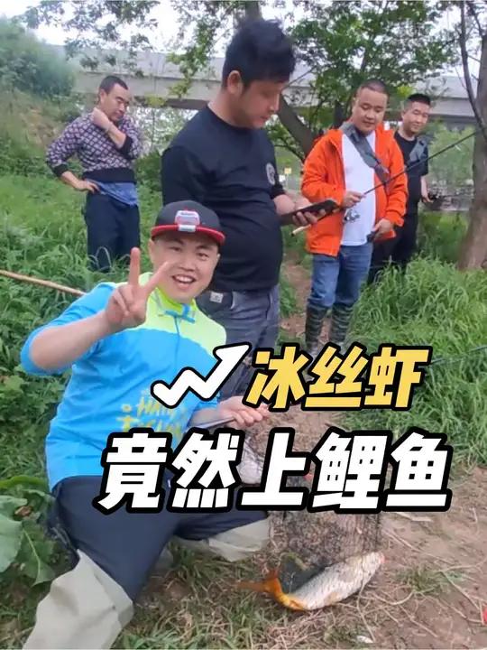 冰丝虾钓鲤鱼见过吗?刷新了我的认知!还好多人看到路亚上的鱼 不然以为我在吹牛哦,年前还上了