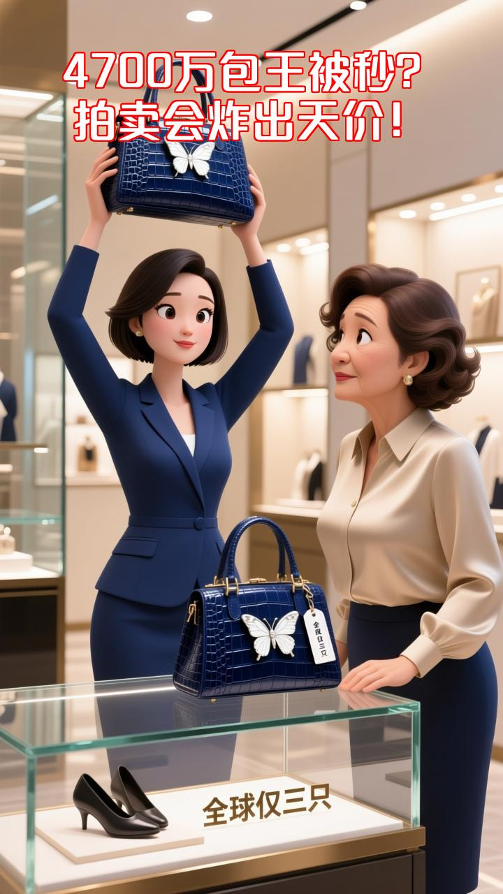 鉴定师眼里的4700万包王，竟被拍卖会7200万爱马仕秒成弟弟！