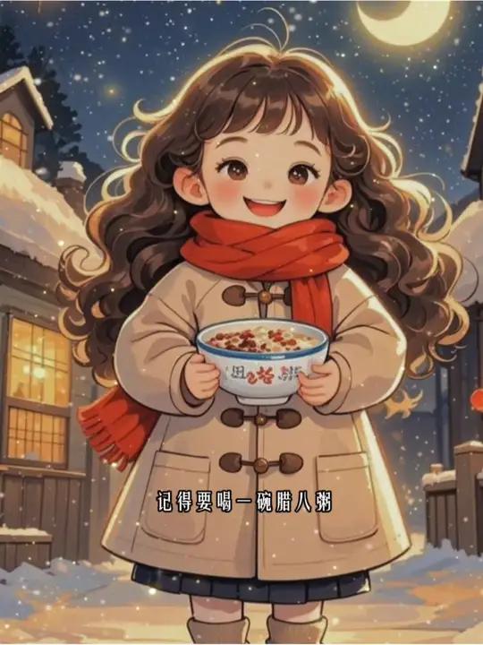“明天就是腊八节了,过了腊八就是年,一年一岁一团圆,祝你腊八节快乐!无论你身在何方,记得要