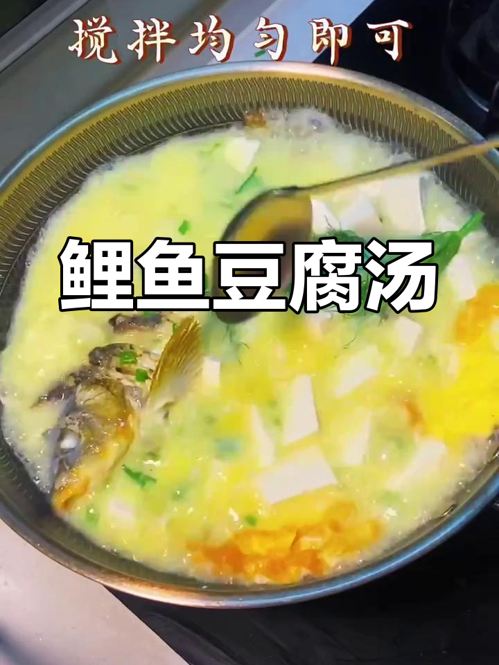 鲤鱼豆腐汤,家庭美味轻松做