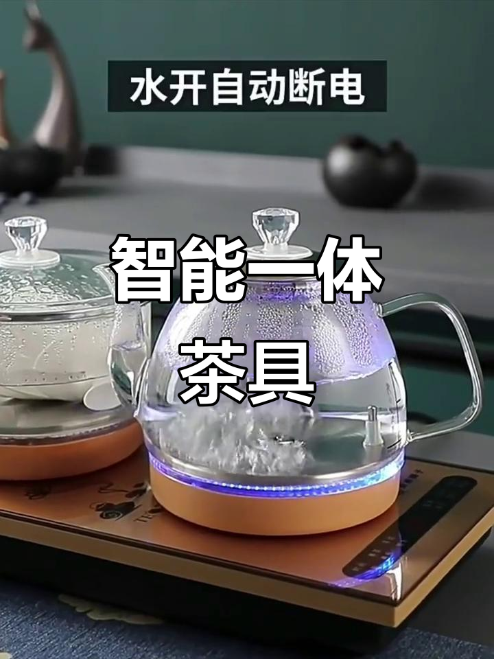 一体化茶具,电磁炉加热,便捷煮水泡茶