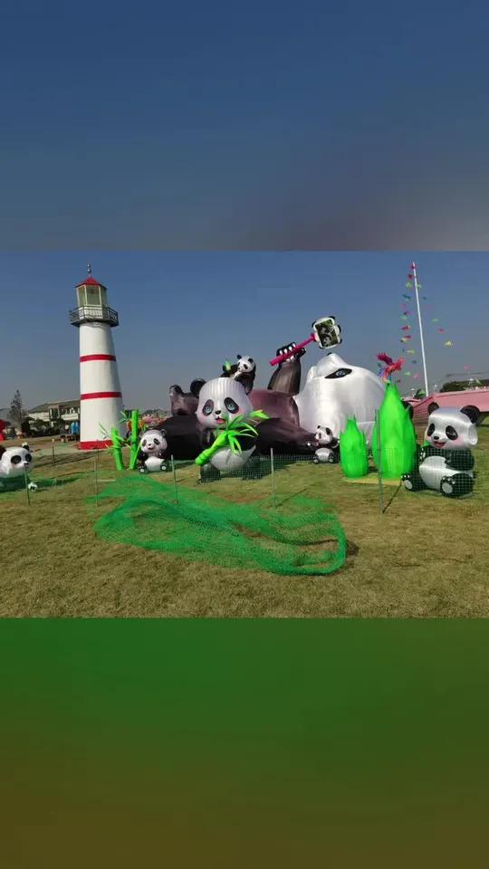 林家院变化好大,欢迎大家过来打卡,接下来花灯展要开始收门票了!林家院的祖先与大海有着深厚的