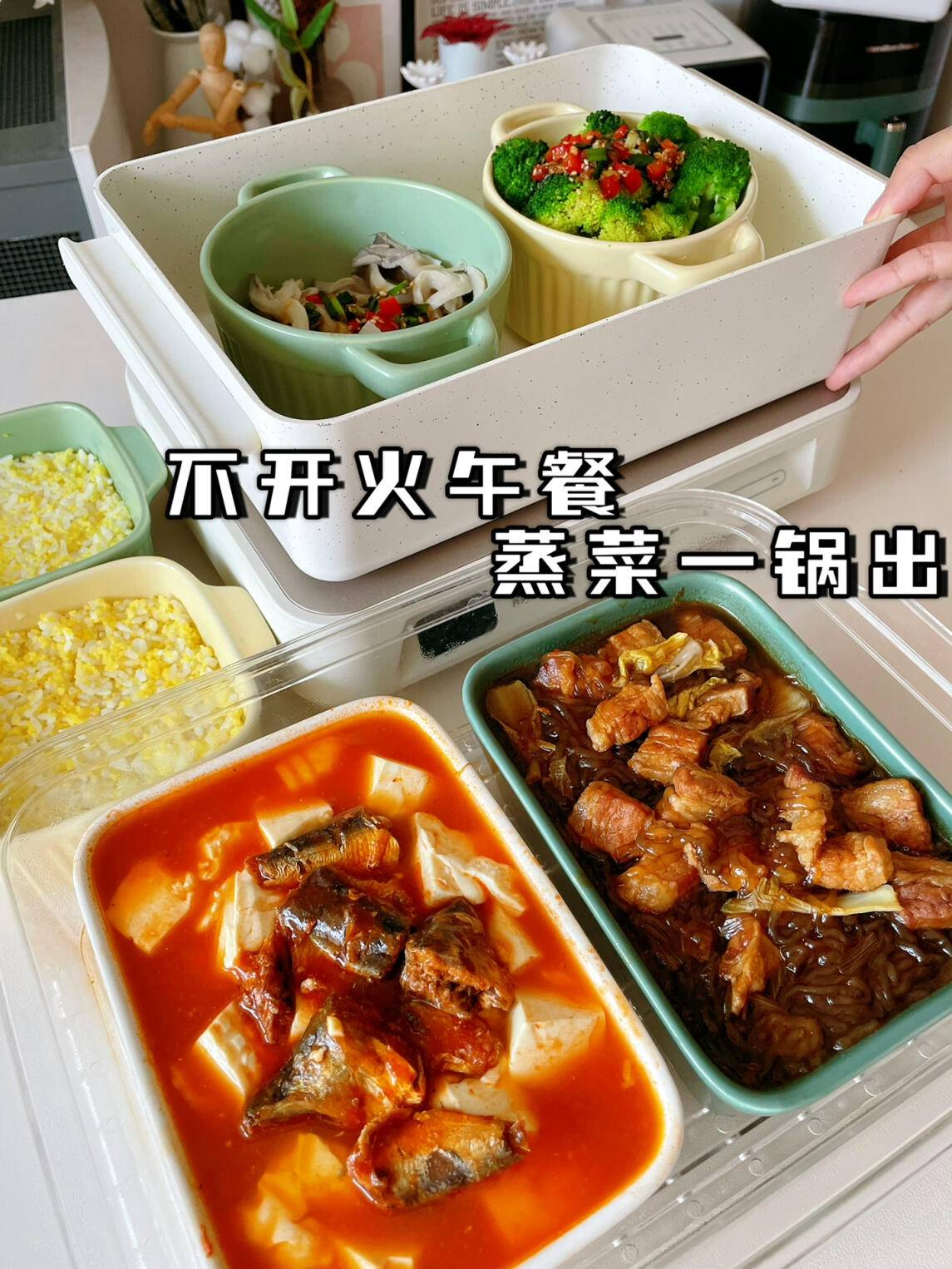 三伏天必备不开火一锅蒸清爽没油烟