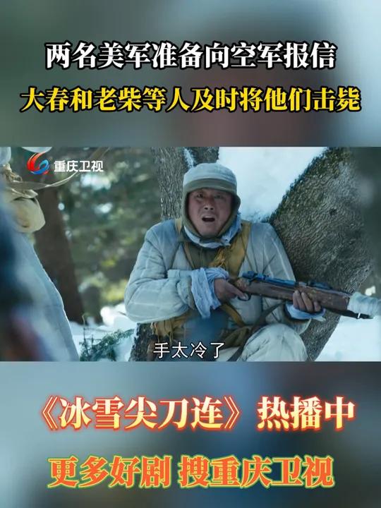 两名美军准备向空军报信,大春和老柴等人及时将他们击毙 冰雪尖刀连 电视剧推荐 影视