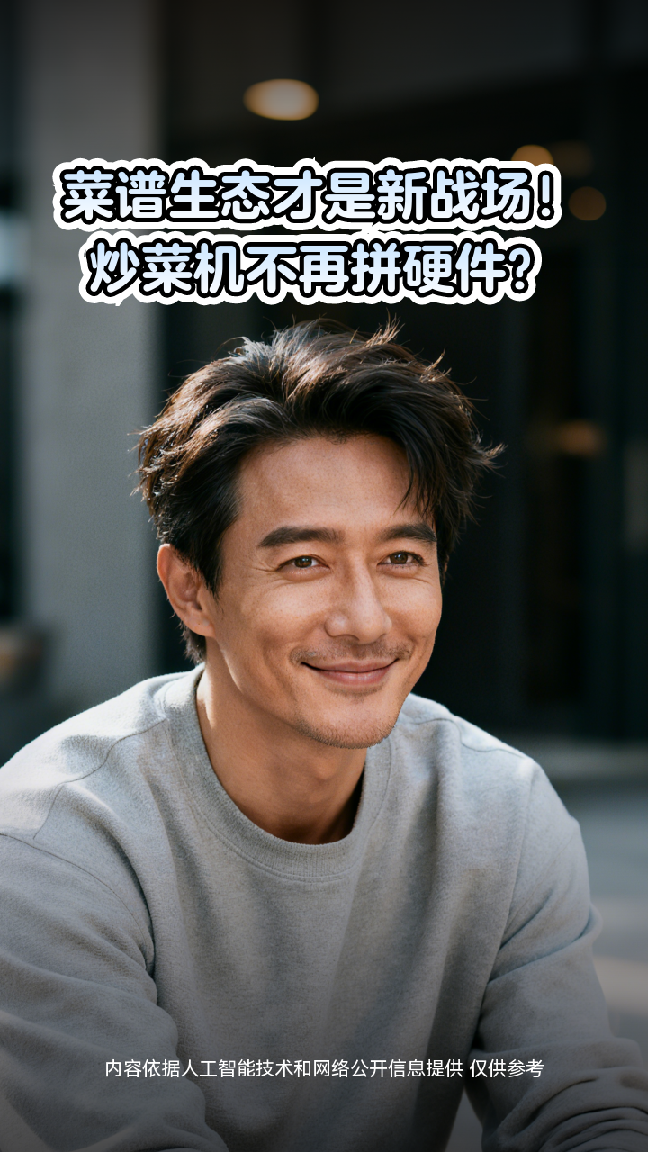 菜谱生态才是新战场！炒菜机不再拼硬件？