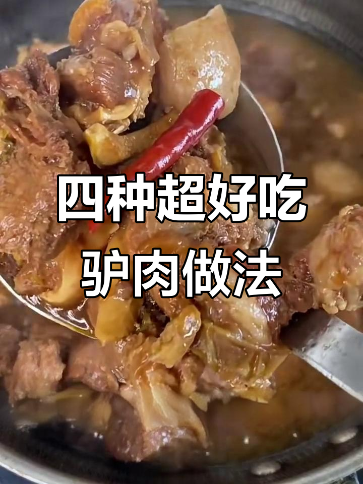 驴肉四种神仙做法,教你轻松做出美味佳肴