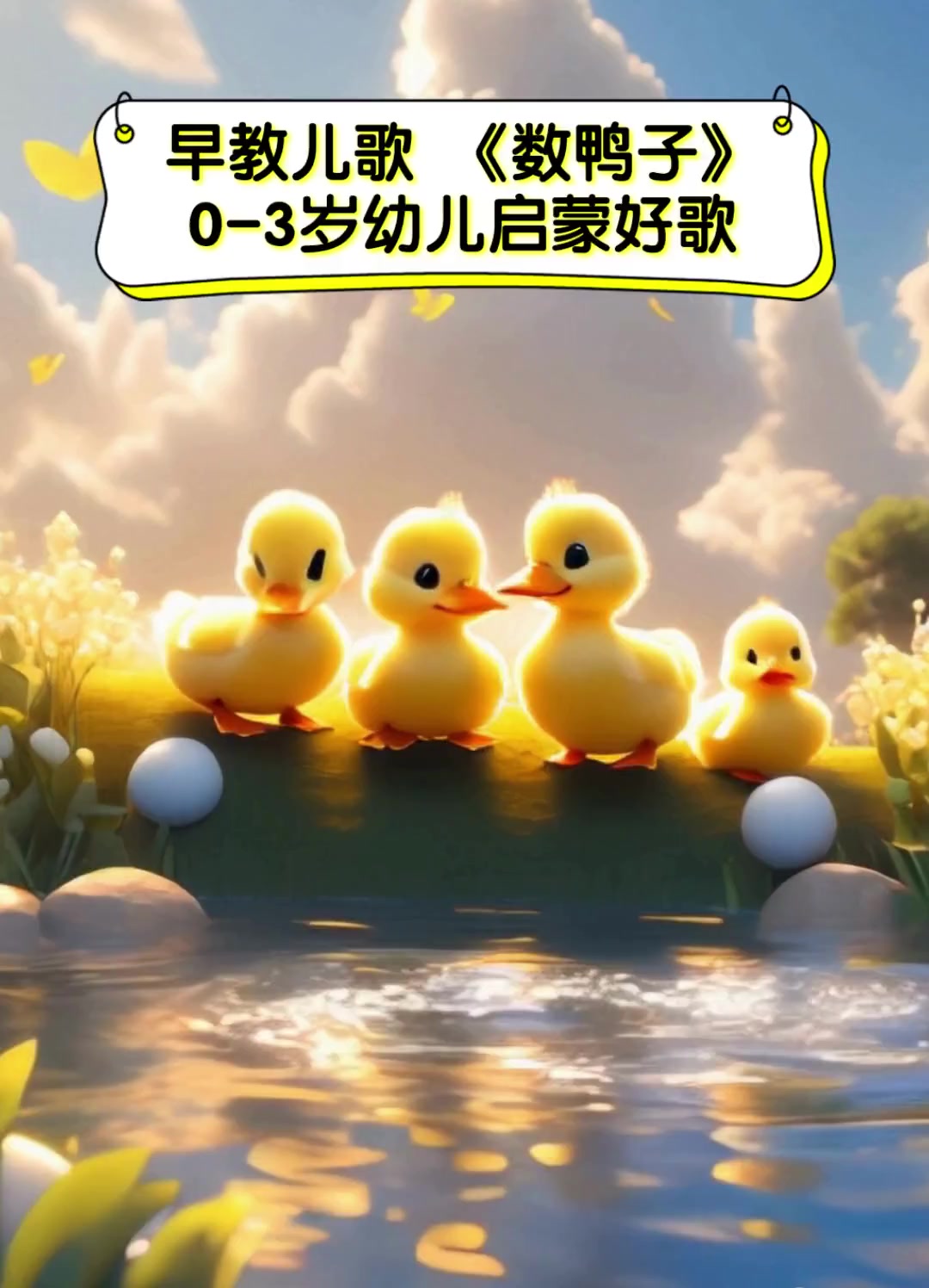 早教儿歌《数鸭子》0-3岁幼儿启蒙好歌