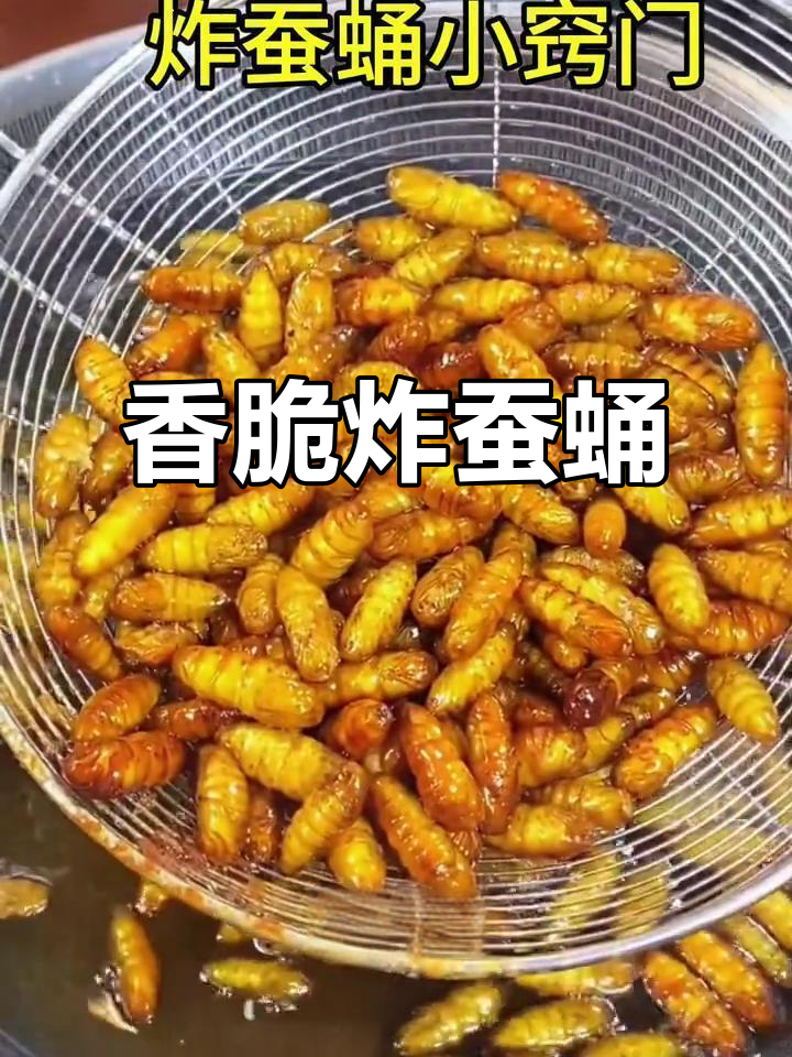 轻松炸出酥脆蚕蛹,金黄诱人下酒菜