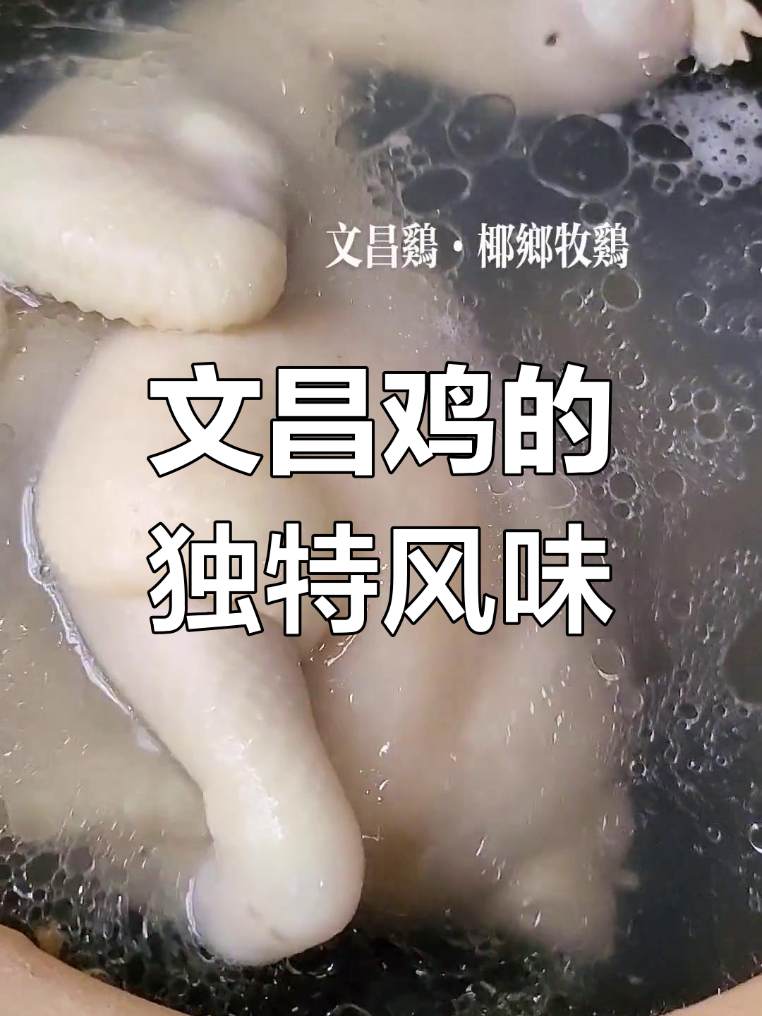 文昌鸡,皮薄肉嫩,香气扑鼻,一年阉鸡肉质更佳