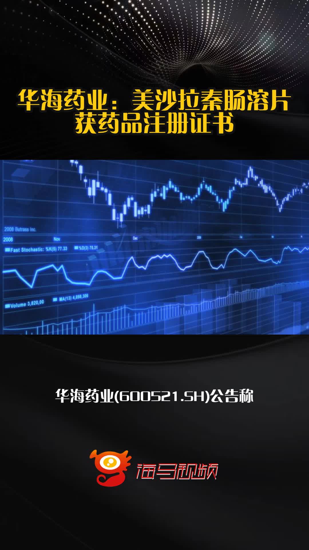 华海药业:美沙拉秦肠溶片获药品注册证书
