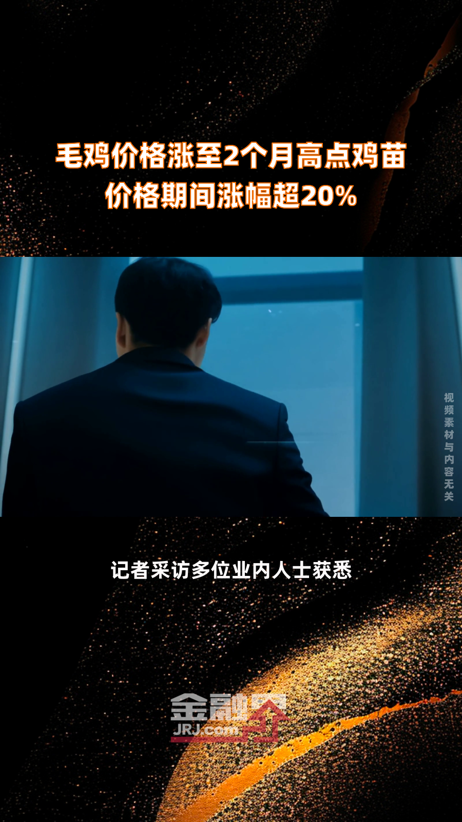 毛鸡价格涨至2个月高点鸡苗价格期间涨幅超20%|快报