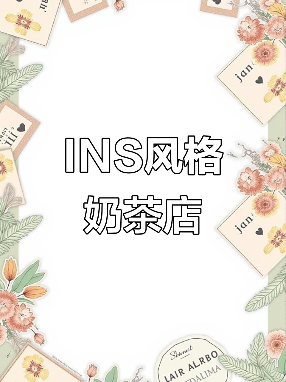 40平米INS风,牛油果绿适合各类饮品店设计