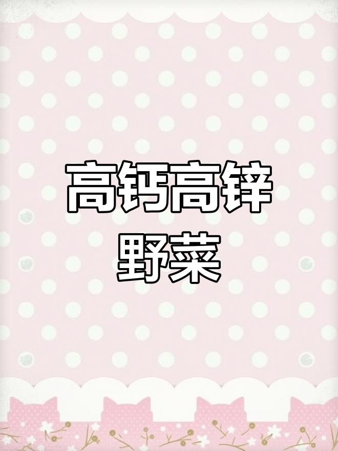 曲曲菜的神奇功效,营养价值超高
